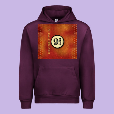 Magical Train Station Urban Hoodie Designed By Tumblerdesignbyshophia