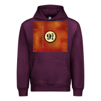Mauve Wine magical train station Urban Hoodie - TumblerDesignByShophia