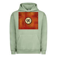 Pigment Oil Green magical train station Urban Hoodie - TumblerDesignByShophia