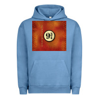 Pigment Pebble Blue magical train station Urban Hoodie - TumblerDesignByShophia