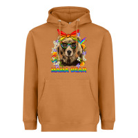 Meerkat Mama Bear Pride LGBTQ+ Heavyweight Hoodie - BundleAndBundleShop