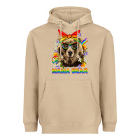 Mushroom Mama Bear Pride LGBTQ+ Heavyweight Hoodie - BundleAndBundleShop