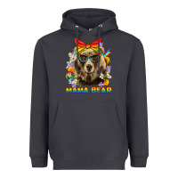 Smoke Mama Bear Pride LGBTQ+ Heavyweight Hoodie - BundleAndBundleShop