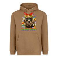 Toasted Coconut Mama Bear Pride LGBTQ+ Heavyweight Hoodie - BundleAndBundleShop