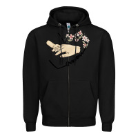 Black personalized grandma Zipper Hoodie - MaliasSmallBusiness