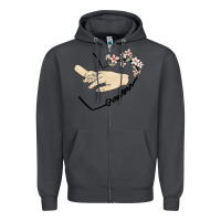 Smoke personalized grandma Zipper Hoodie - MaliasSmallBusiness