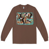 Chestnut indian western background Long Sleeve Tee - AdoDesignShop