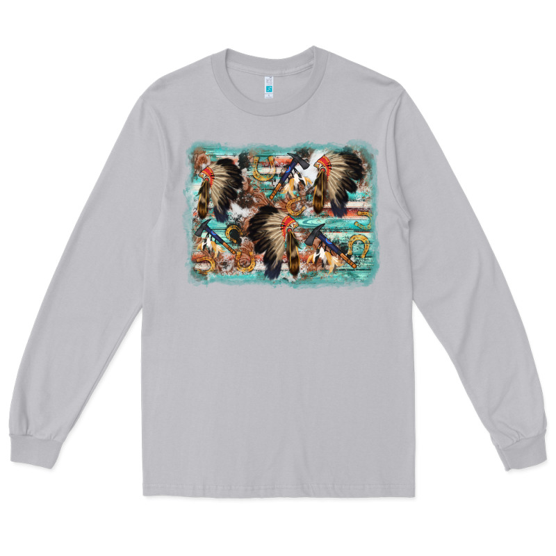 Indian Western Background Long Sleeve Tee by AdoDesignShop | Teevron