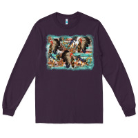 Plum indian western background Long Sleeve Tee - AdoDesignShop
