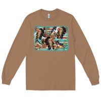 Toasted Coconut indian western background Long Sleeve Tee - AdoDesignShop