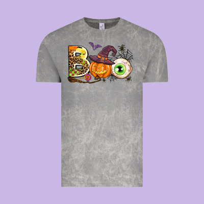 Boo Vintage Tee Designed By Adodesignshop