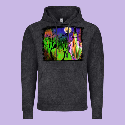 Halloween Background Vintage Hoodie Designed By Jahusdesignshop