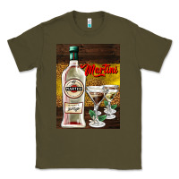 Army Green martini Classic Tee - AdoDesignShop