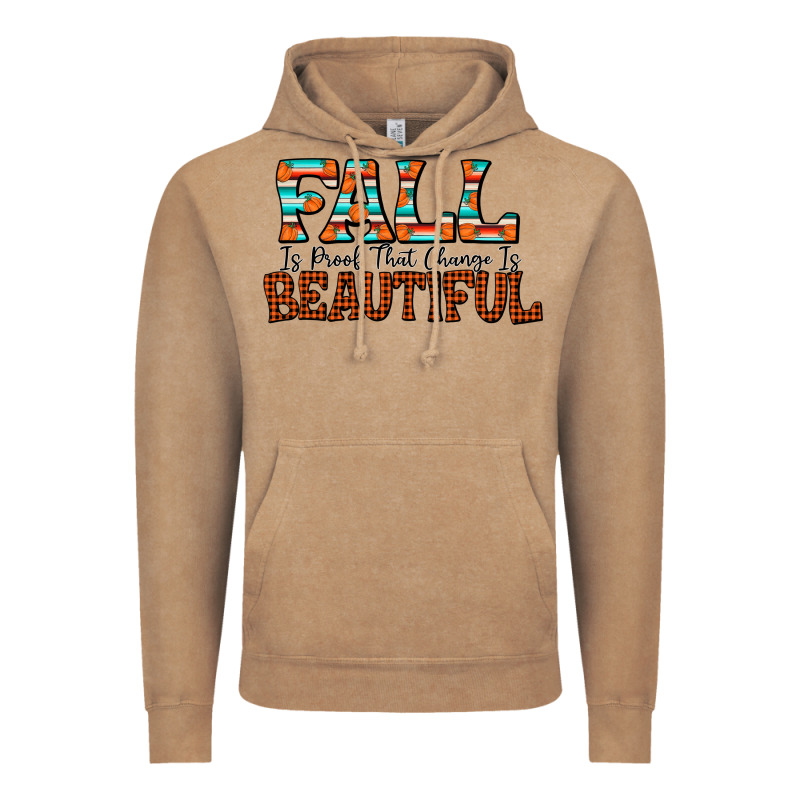 Fall Is Proof That Change Is Beautiful Vintage Hoodie by CowhideDigitalArt | Teevron