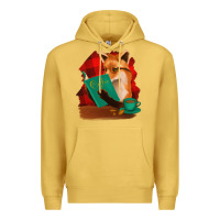 Antique Gold Fox with Coffee Premium Hoodie - Bettercallsaul