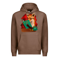 Chestnut Fox with Coffee Premium Hoodie - Bettercallsaul