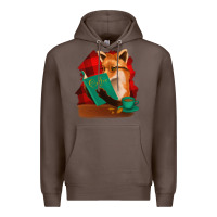 Coffee Fox with Coffee Premium Hoodie - Bettercallsaul
