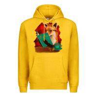 Lemon Fox with Coffee Premium Hoodie - Bettercallsaul