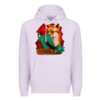 Lilac Fox with Coffee Premium Hoodie - Bettercallsaul