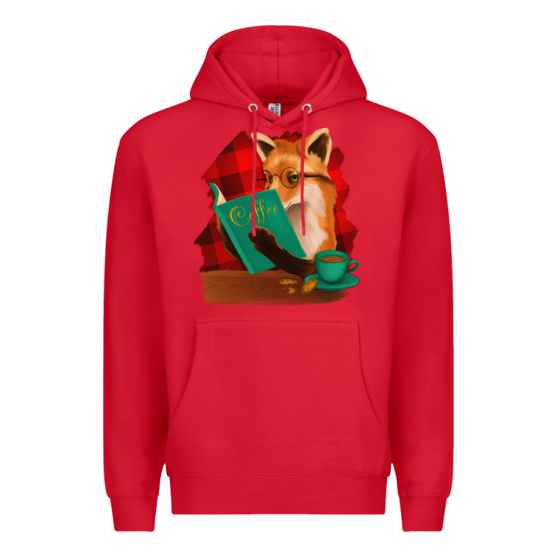 Fox With Coffee Premium Hoodie by Bettercallsaul | Teevron