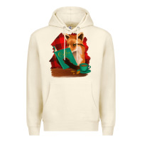 Sandshell Fox with Coffee Premium Hoodie - Bettercallsaul