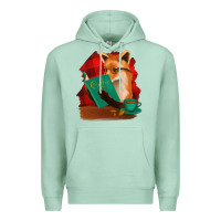 Seafoam Fox with Coffee Premium Hoodie - Bettercallsaul