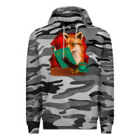 Slate Camo Fox with Coffee Premium Hoodie - Bettercallsaul