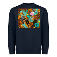 Navy hair tech Heavyweight Sweatshirt - AdoDesignShop
