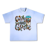 Grape Ice coffee and grace Urban Heavy Tee - JahusDesignShop