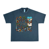 Midnight Navy coffee and grace Urban Heavy Tee - JahusDesignShop
