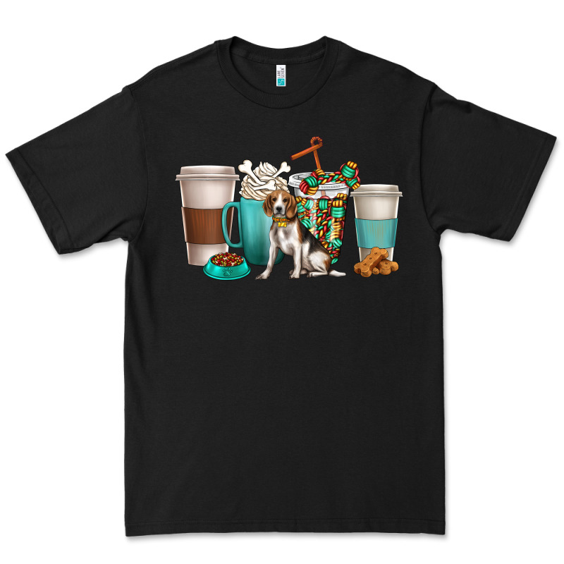 Beagle Dog Coffee Cups Premium Tee by texasbilliewilder | Teevron