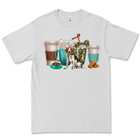 Dove Grey beagle dog coffee cups Premium Tee - texasbilliewilder
