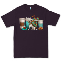 Plum beagle dog coffee cups Premium Tee - texasbilliewilder