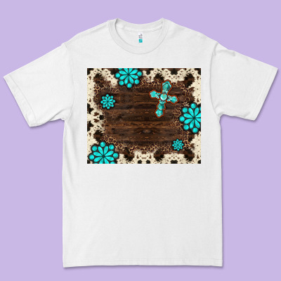 Gemstone Cross Mousepad Premium Tee Designed By Barkaloodesign