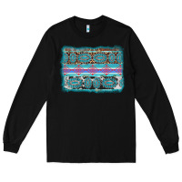 Black turquoise gemstone background Long Sleeve Tee - AdoDesignShop