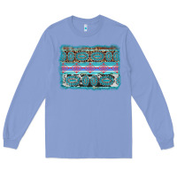 Colony Blue turquoise gemstone background Long Sleeve Tee - AdoDesignShop