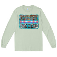 Matcha turquoise gemstone background Long Sleeve Tee - AdoDesignShop