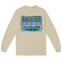 Mushroom turquoise gemstone background Long Sleeve Tee - AdoDesignShop
