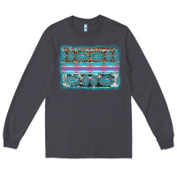 Smoke turquoise gemstone background Long Sleeve Tee - AdoDesignShop