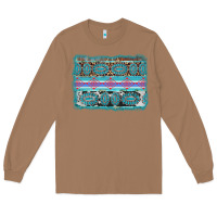Toasted Coconut turquoise gemstone background Long Sleeve Tee - AdoDesignShop