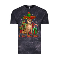 Cloud Black Chihuahua feliz navidad Vintage Tee - JahusDesignShop