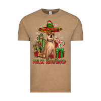 Vintage Coffee Chihuahua feliz navidad Vintage Tee - JahusDesignShop