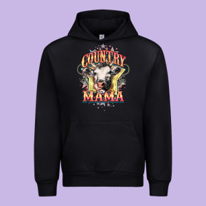 Country Mama Urban Hoodie Designed By Howdyjamesfarm