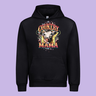 Country Mama Urban Hoodie Designed By Howdyjamesfarm