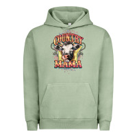 Pigment Oil Green Country Mama Urban Hoodie - HowdyJamesFarm