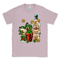 Lilac cocrtail martini and gift and snow Classic Tee - AdoDesignShop