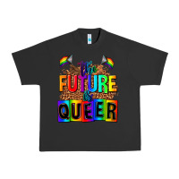 Pigment Black the fuuture is queer Urban Heavy Tee - AdoDesignShop