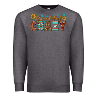 Charcoal Heather Western Beautiful Crazy Premium Sweatshirt - BundleAndBundleShop
