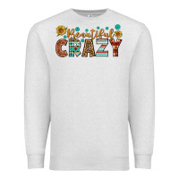 Oatmeal Heather Western Beautiful Crazy Premium Sweatshirt - BundleAndBundleShop