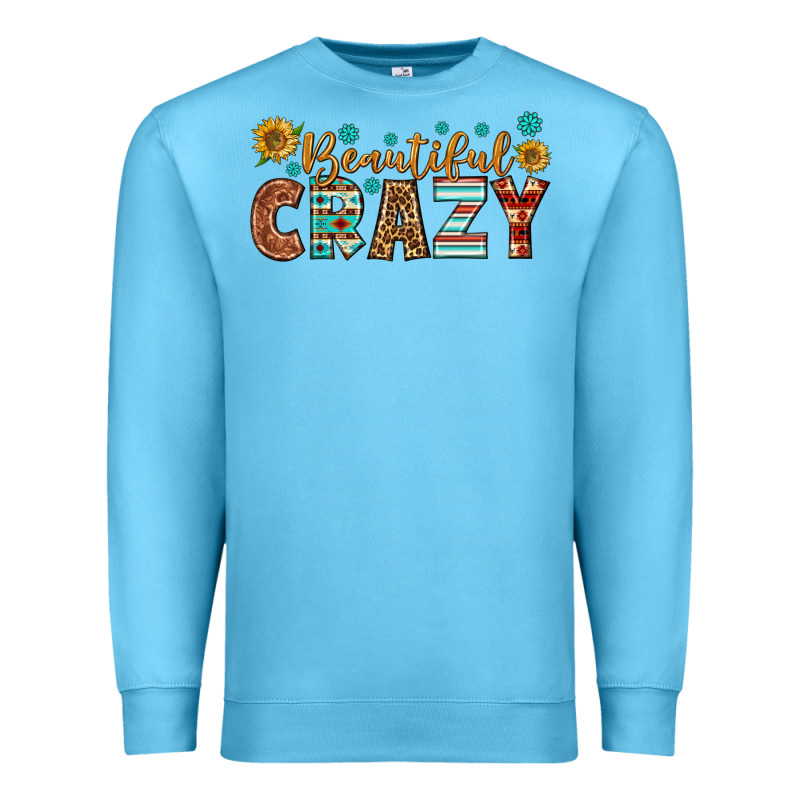 Western Beautiful Crazy Premium Sweatshirt by BundleAndBundleShop | Teevron